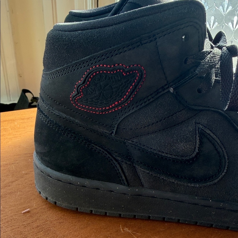 Nike Air Jordan 1 Mid SE Craft Men's Sneakers - Dark Smoke Grey - Picture 3 of 7
